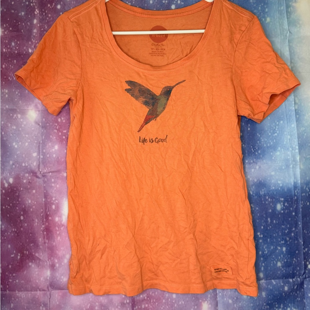 Life is good bird T-shirt 🛍